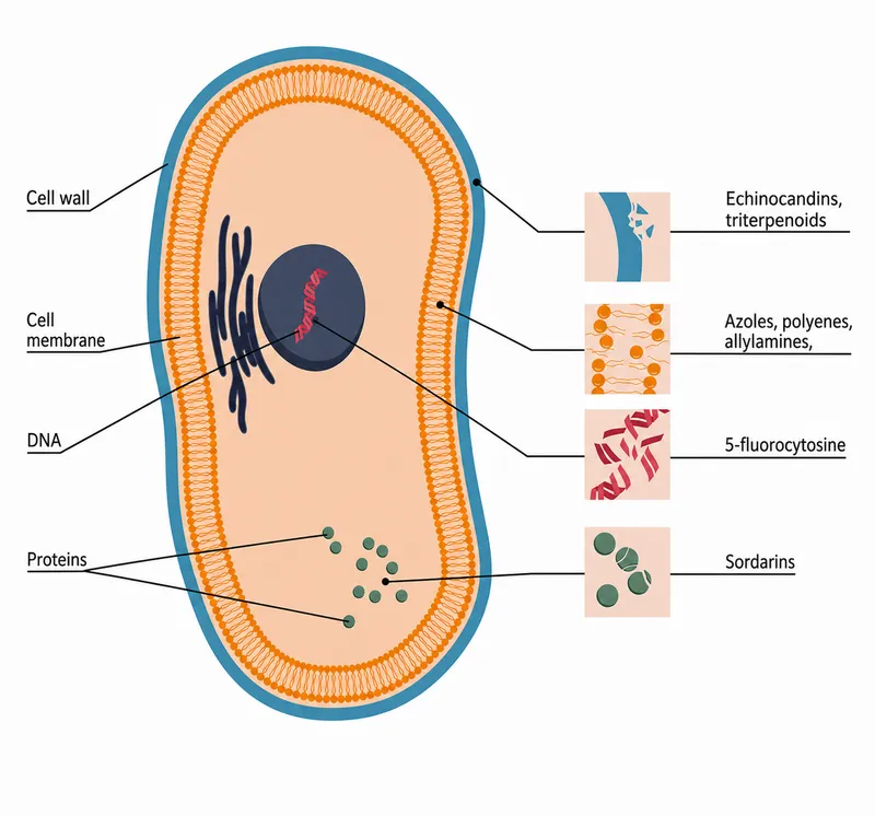 Antifungal drug mechanisms and resistance patterns