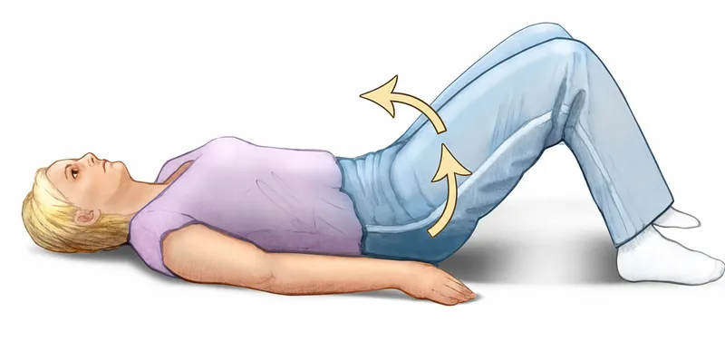Pelvic tilt exercise