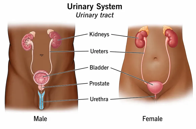 Male and Female Urinary Systems