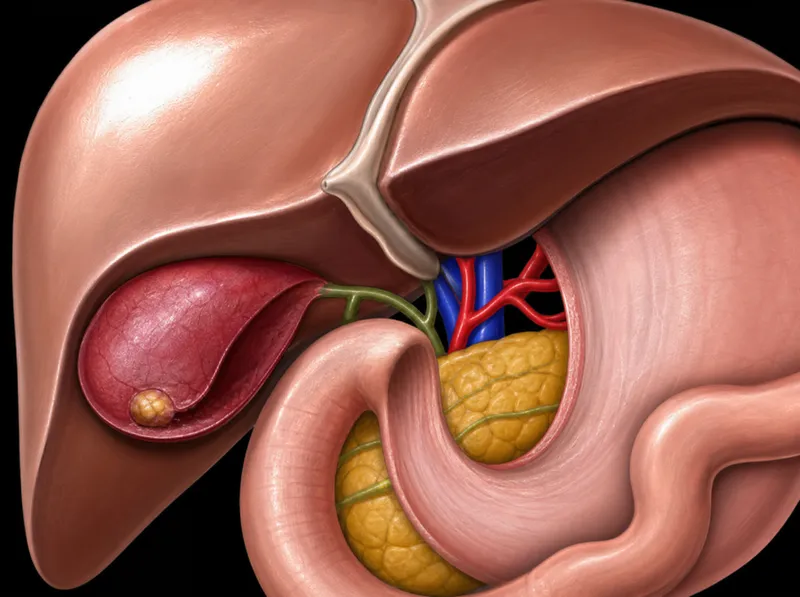 Gallbladder and surrounding organs