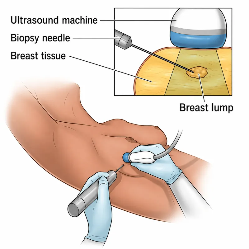 Ultrasound-guided breast biopsy
