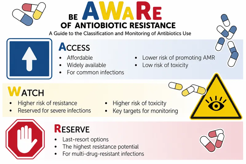 WHO AWaRe Classification of Antibiotics