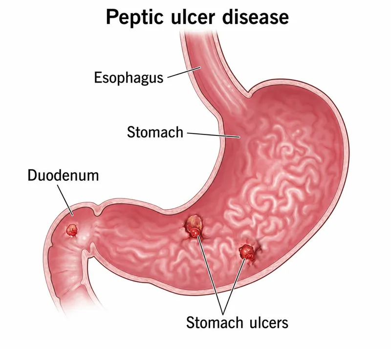 Peptic Ulcer Disease: Stomach and Duodenum Ulcers