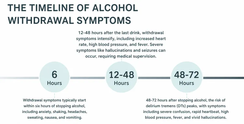 Alcohol Withdrawal Timeline and Delirium Tremens