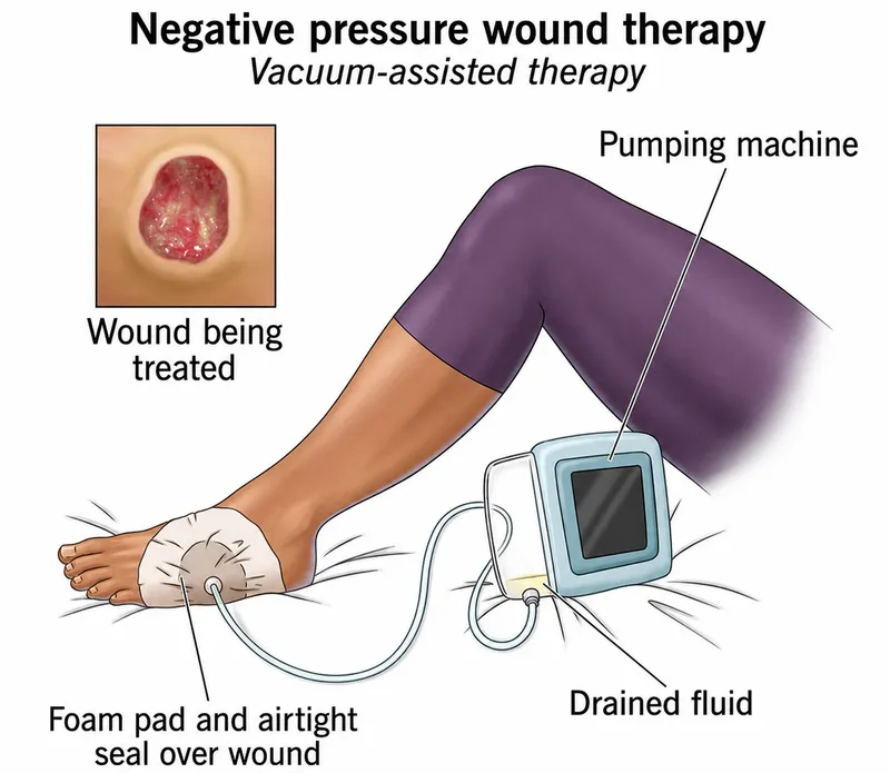 Negative Pressure Wound Therapy Device Setup