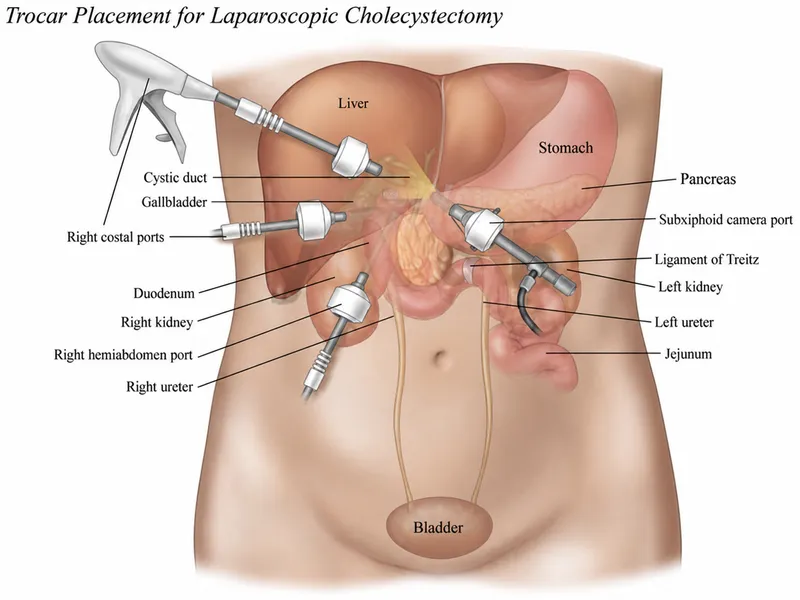 Trocar Placement for Laparoscopic Cholecystectomy