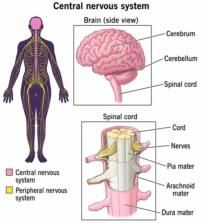 Central Nervous System: Brain and Spinal Cord
