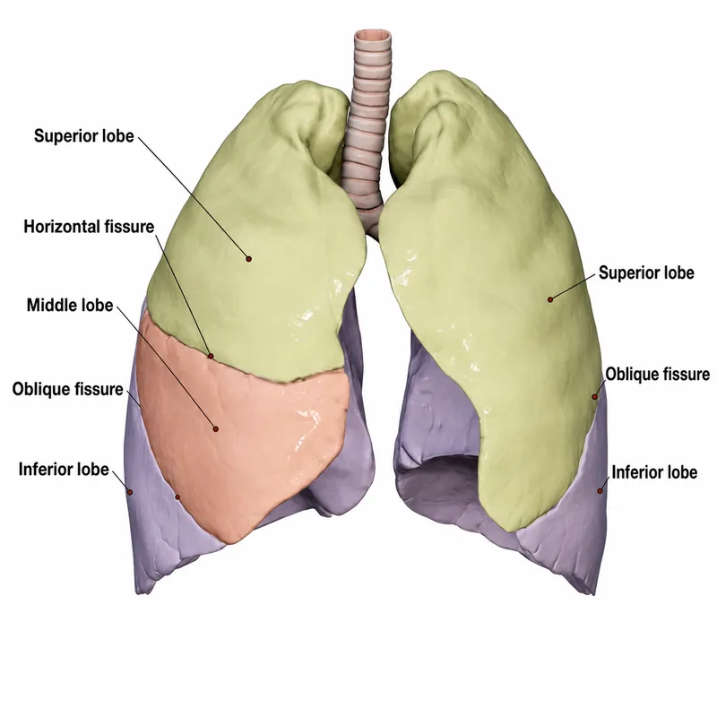 Lung Lobes and Fissures Anatomy