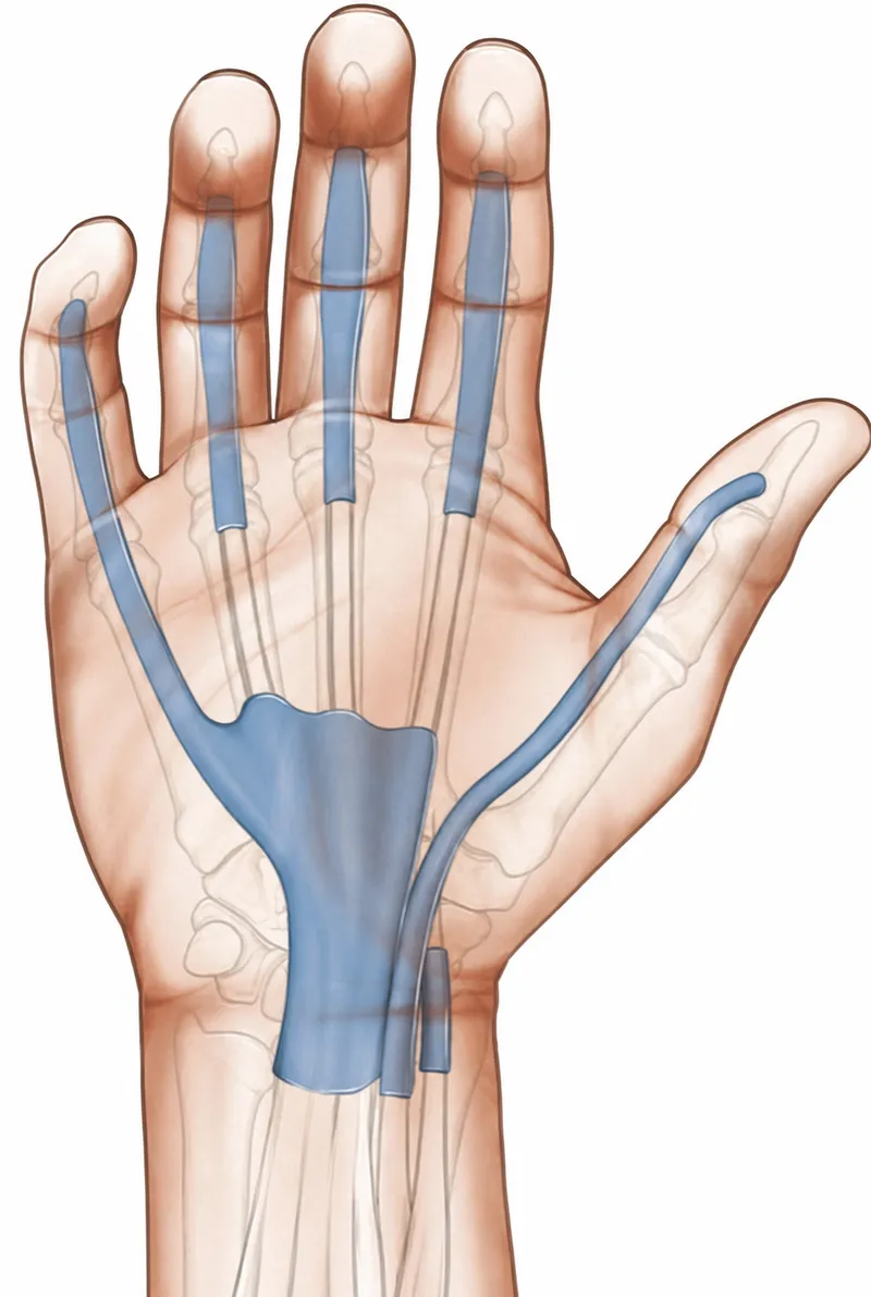 Hand Tendon Sheaths and Fascial Spaces