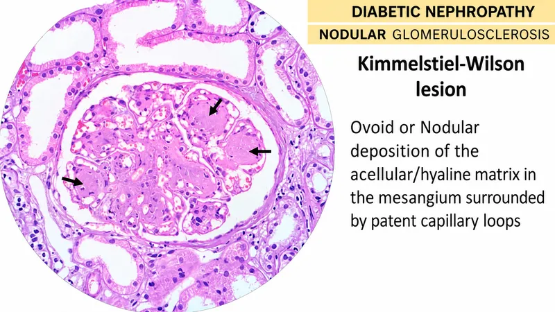 Diabetic Nephropathy: Kimmelstiel-Wilson Lesion