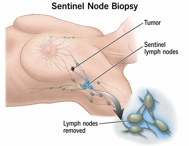 Sentinel Lymph Node Biopsy Diagram