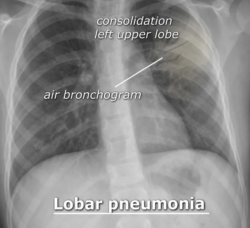 chest xray pneumonia patterns