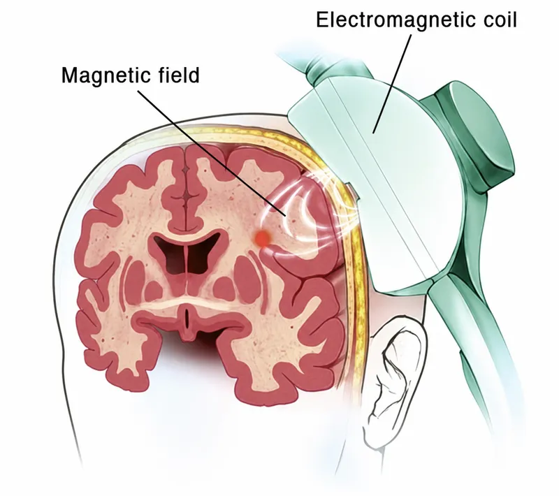 Transcranial Magnetic Stimulation (TMS) Mechanism