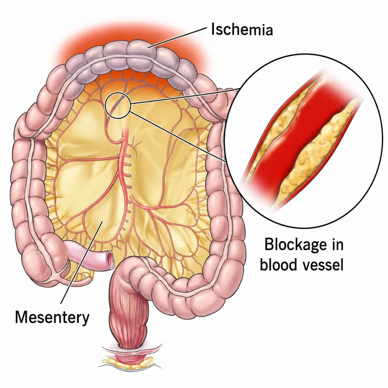 Mesenteric Ischemia: Intestine, Mesentery, Blockage