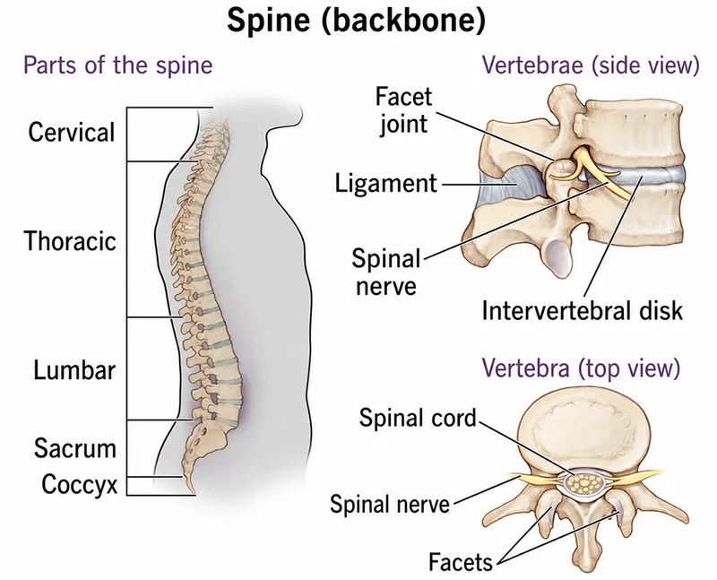 Spine Anatomy: Vertebral Column, Segments, and Curves