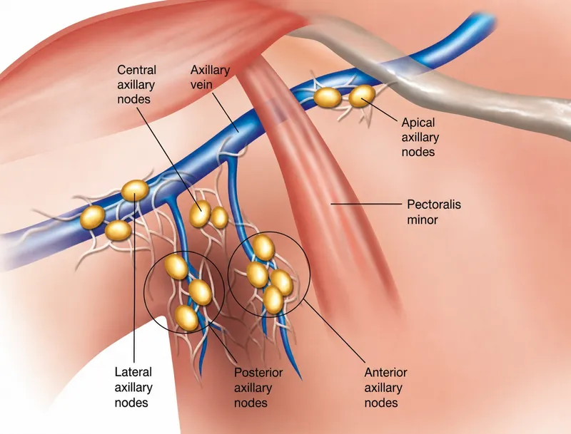 Axillary Lymph Node Groups and Drainage Pathways