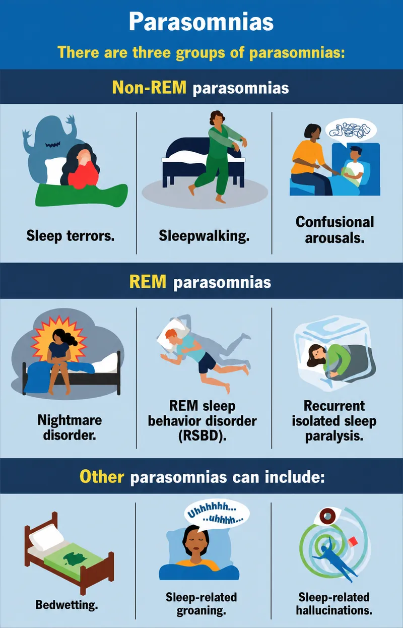 Types of Parasomnias
