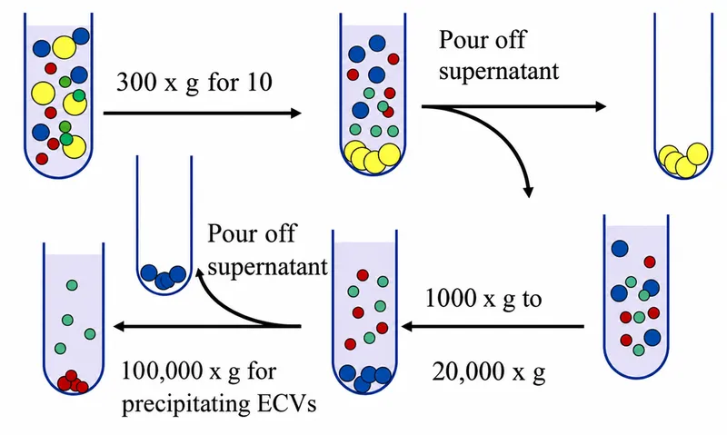 Differential centrifugation steps and speeds
