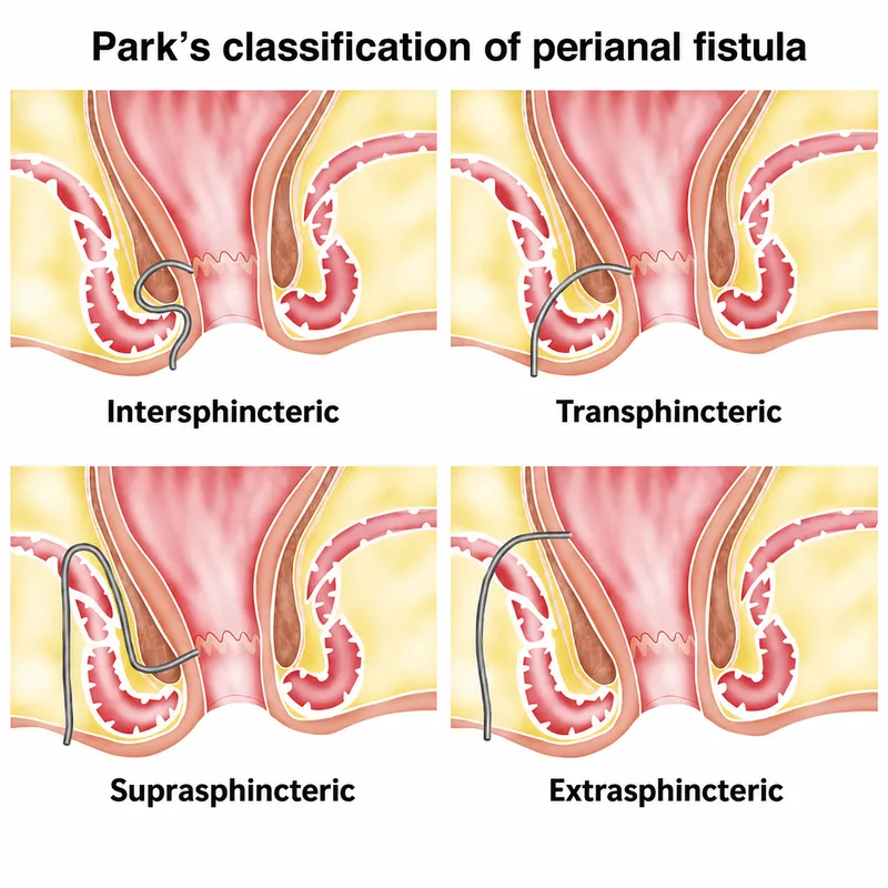 Parks classification of perianal fistula
