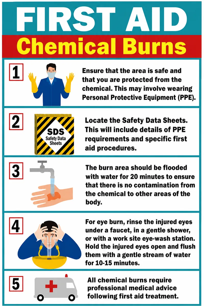 First Aid for Chemical Burns