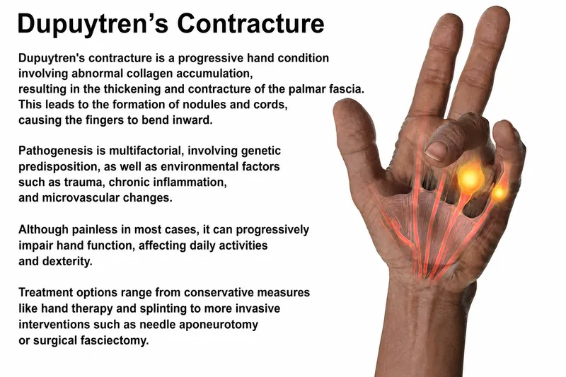 Dupuytren's Contracture Illustration