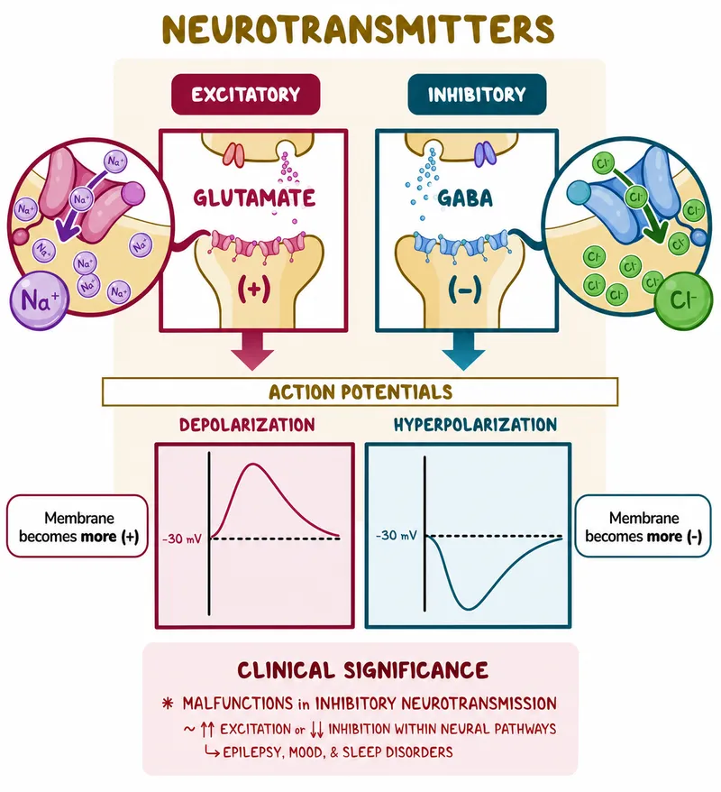 Glutamate and GABA Neurotransmission