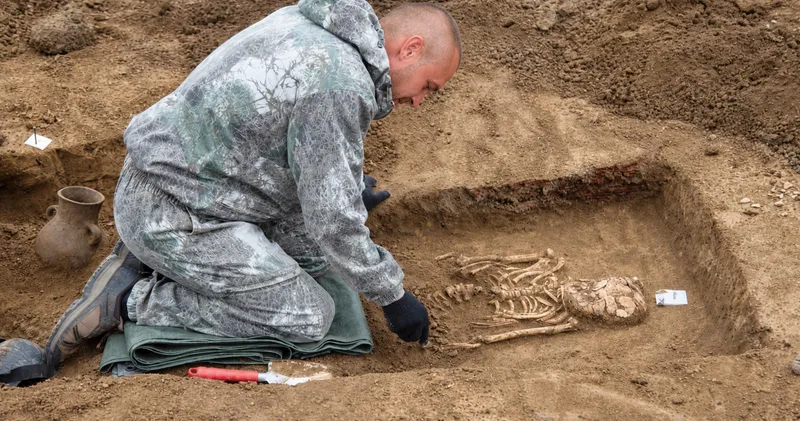 Forensic excavation of human remains