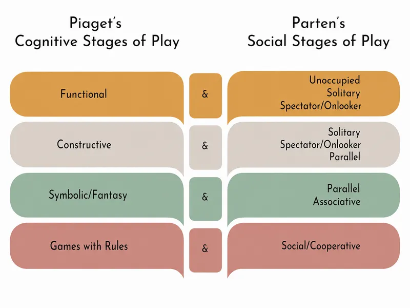 Piaget's Cognitive and Parten's Social Stages of Play