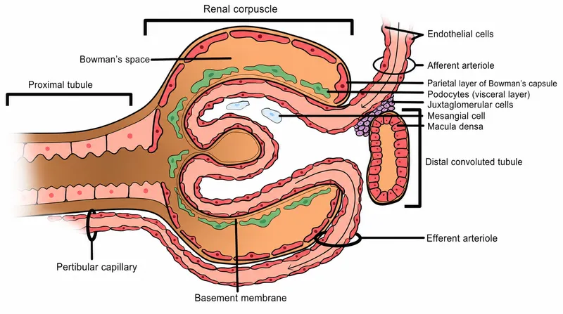 Glomerulus Anatomy: Filtration Barrier & Mesangial Cells