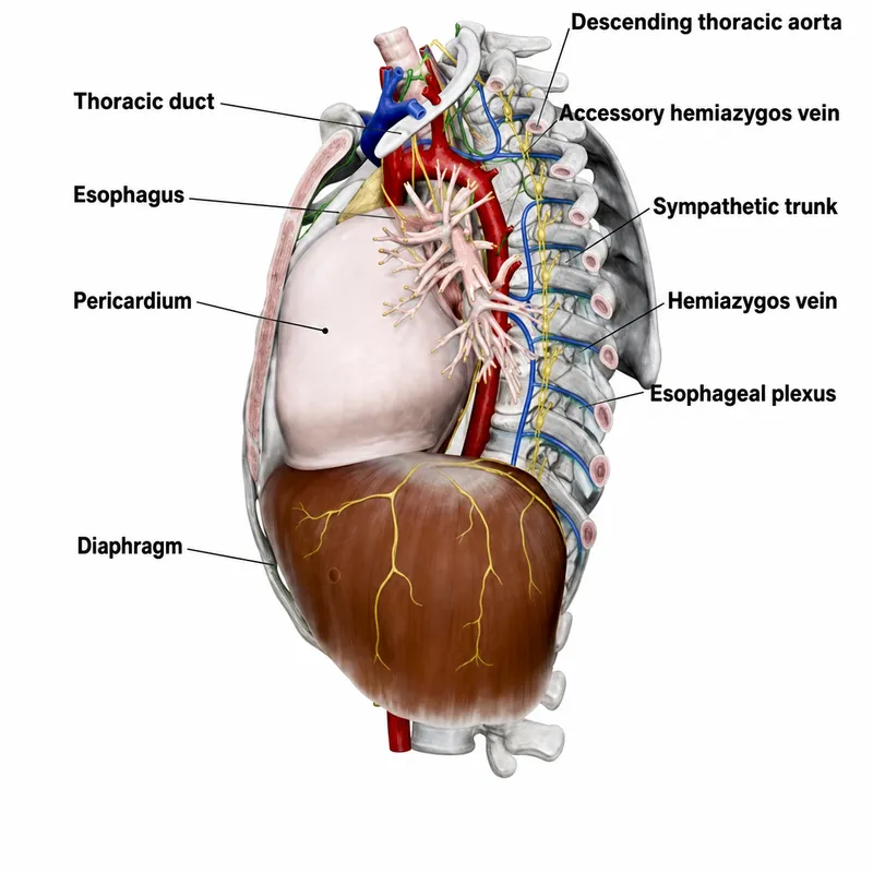 Posterior Mediastinum Contents