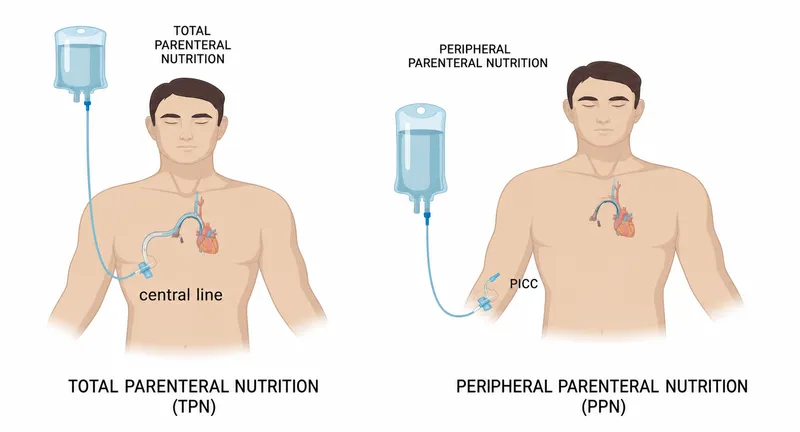 TPN vs PPN administration routes