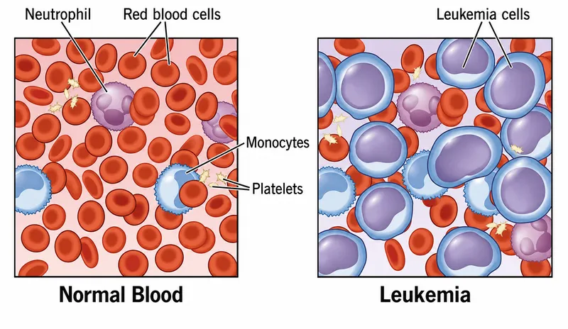 Normal vs. Leukemia Blood Cells