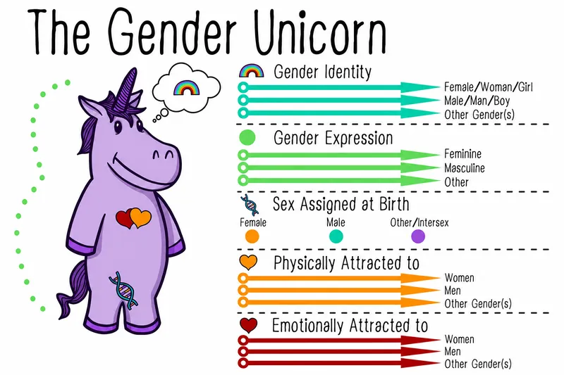 The Gender Unicorn: Identity, Expression, Sex, Attraction