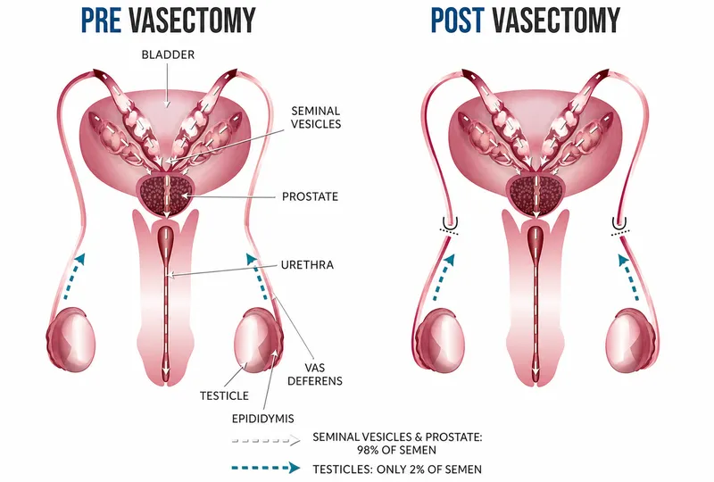 Pre and Post Vasectomy Anatomy