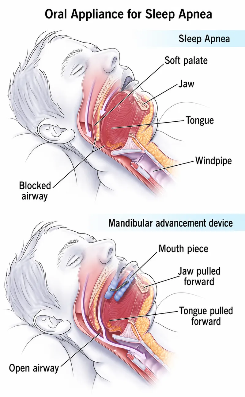 Oral appliance for sleep apnea