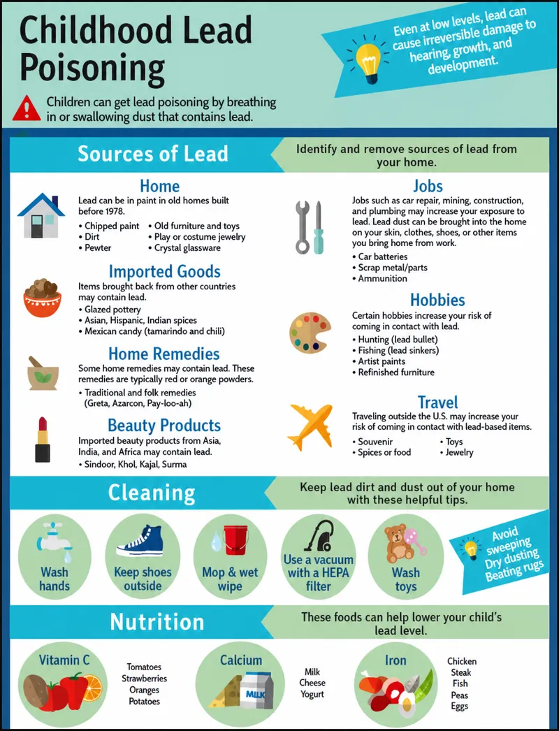 Childhood Lead Poisoning Sources & Prevention