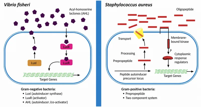 Bacterial Quorum Sensing and Two-Component Systems