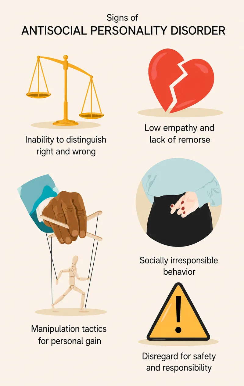 Signs of Antisocial Personality Disorder