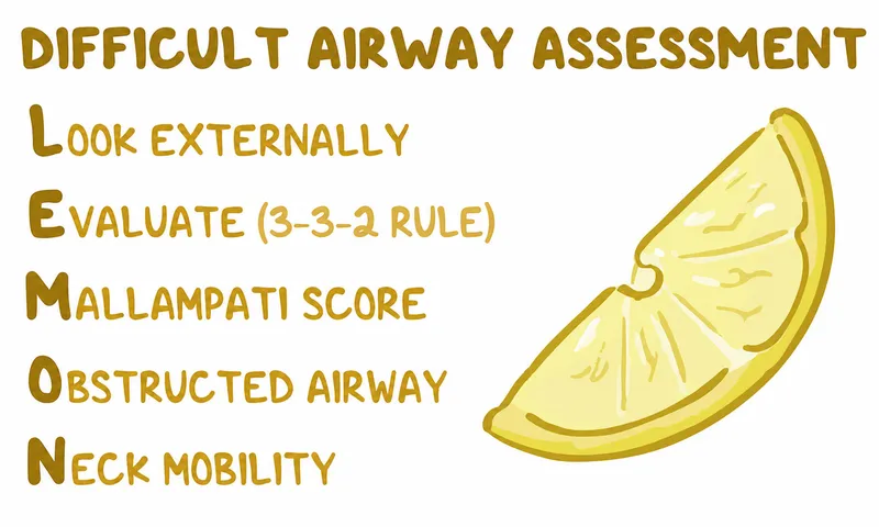 Difficult Airway Assessment: LEMON Criteria