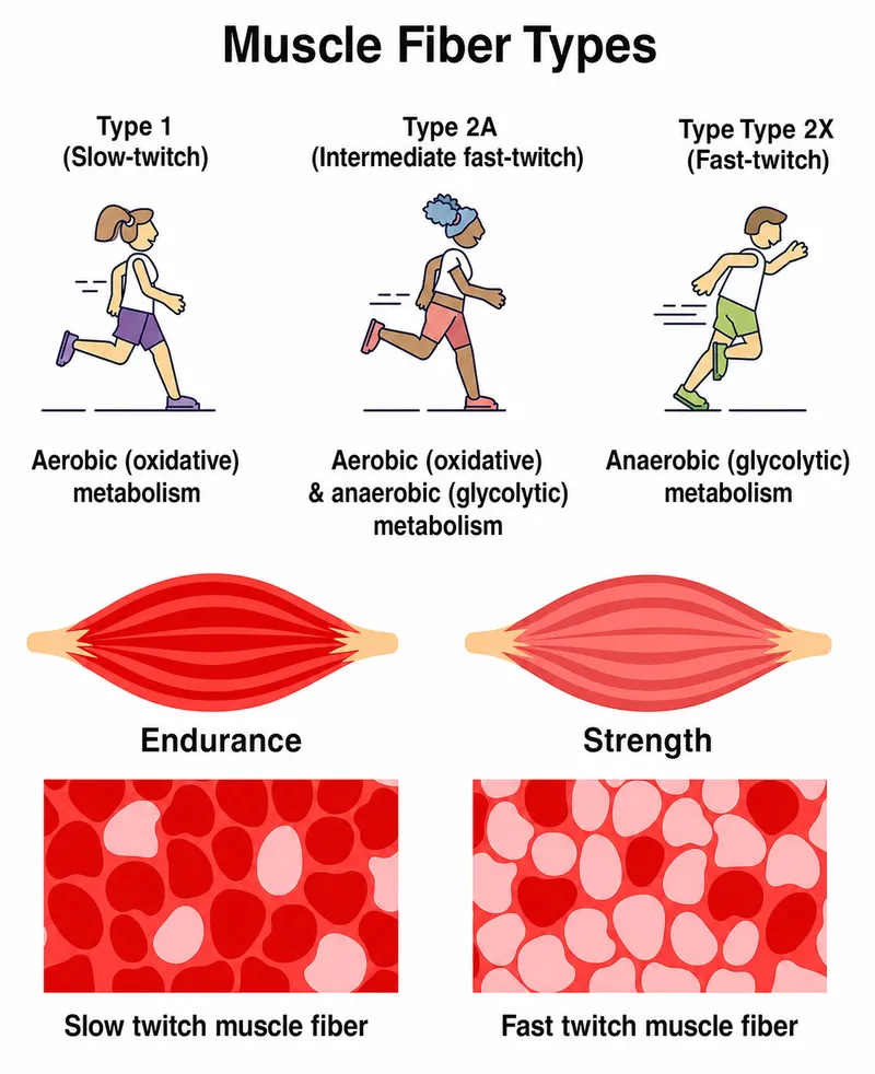 Muscle Fiber Types Comparison