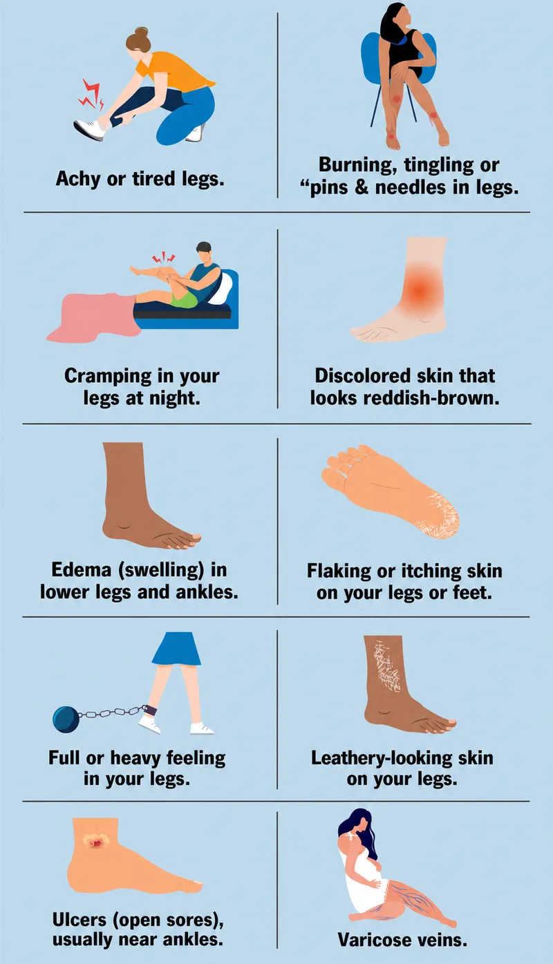 Symptoms of Chronic Venous Insufficiency