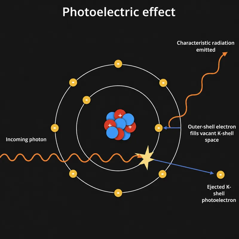 Photoelectric effect diagram