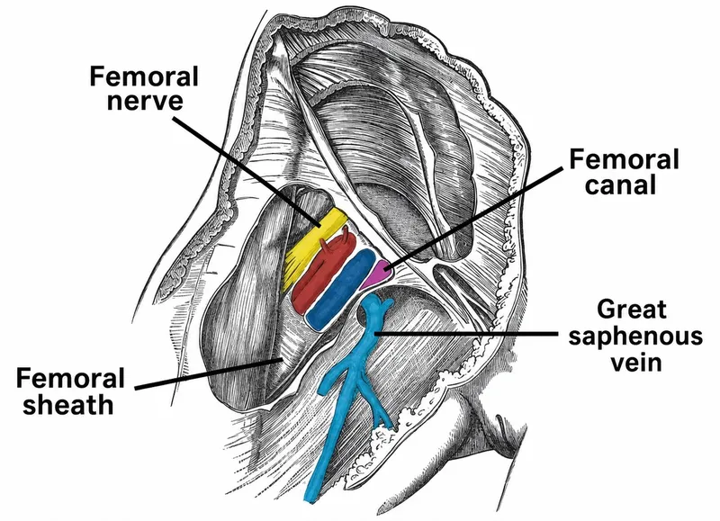 Femoral Triangle Anatomy with NAVEL Landmarks