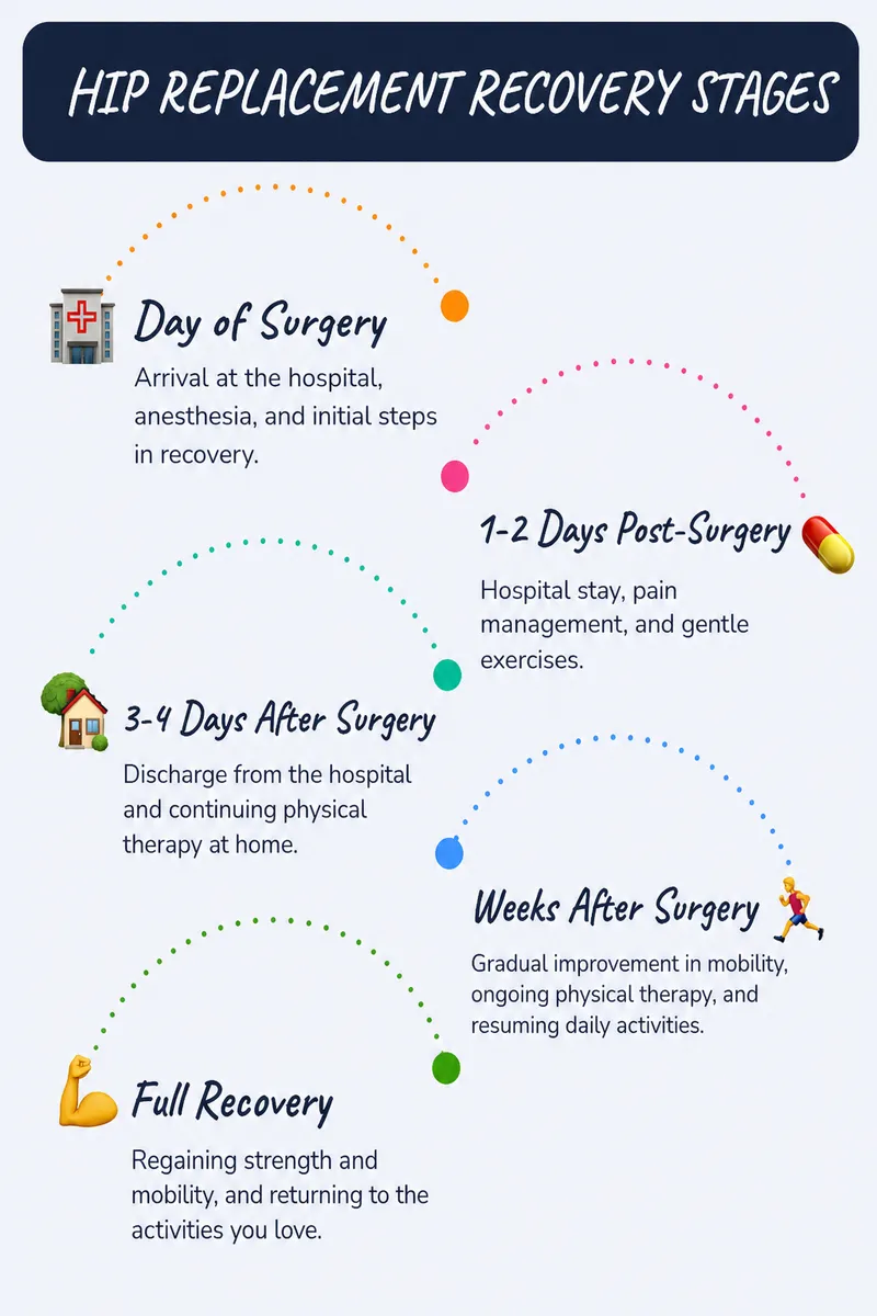 Hip Replacement Recovery Stages Timeline