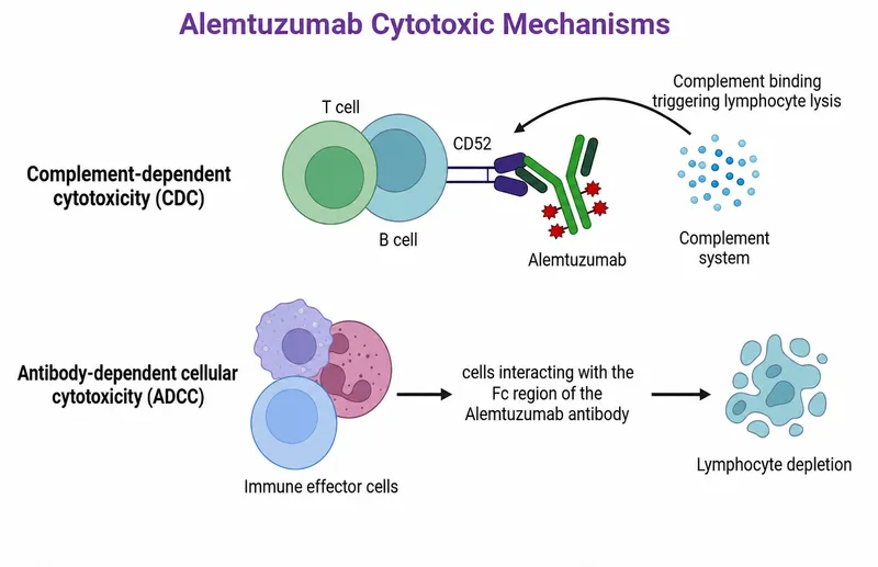 Alemtuzumab Cytotoxic Mechanisms