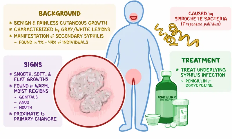 Condyloma Lata: Signs, Background, Cause, Treatment