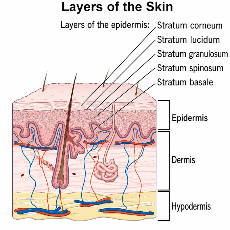 Layers of the Skin and Epidermis