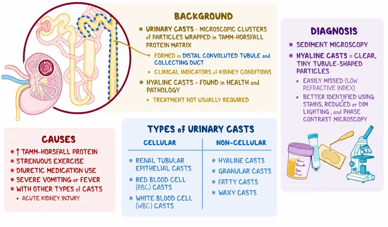 Urinary Casts in Kidney Function Tests