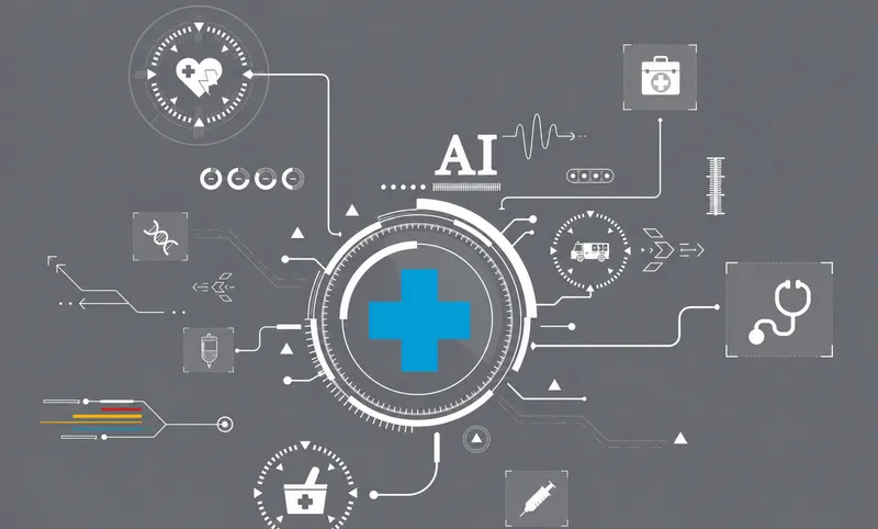 Personalized medicine concept with DNA and medical icons