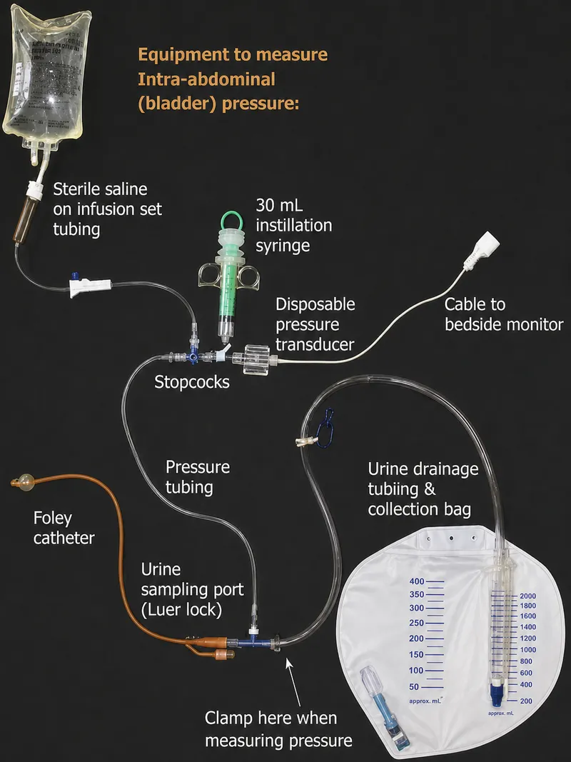 Abdominal compartment syndrome pathophysiology and monitoring